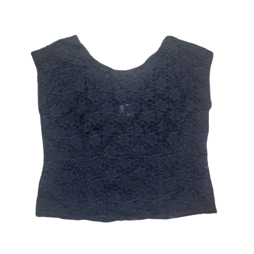 Laura Ashley black lace design top UK 16 - Picture 2 of 4